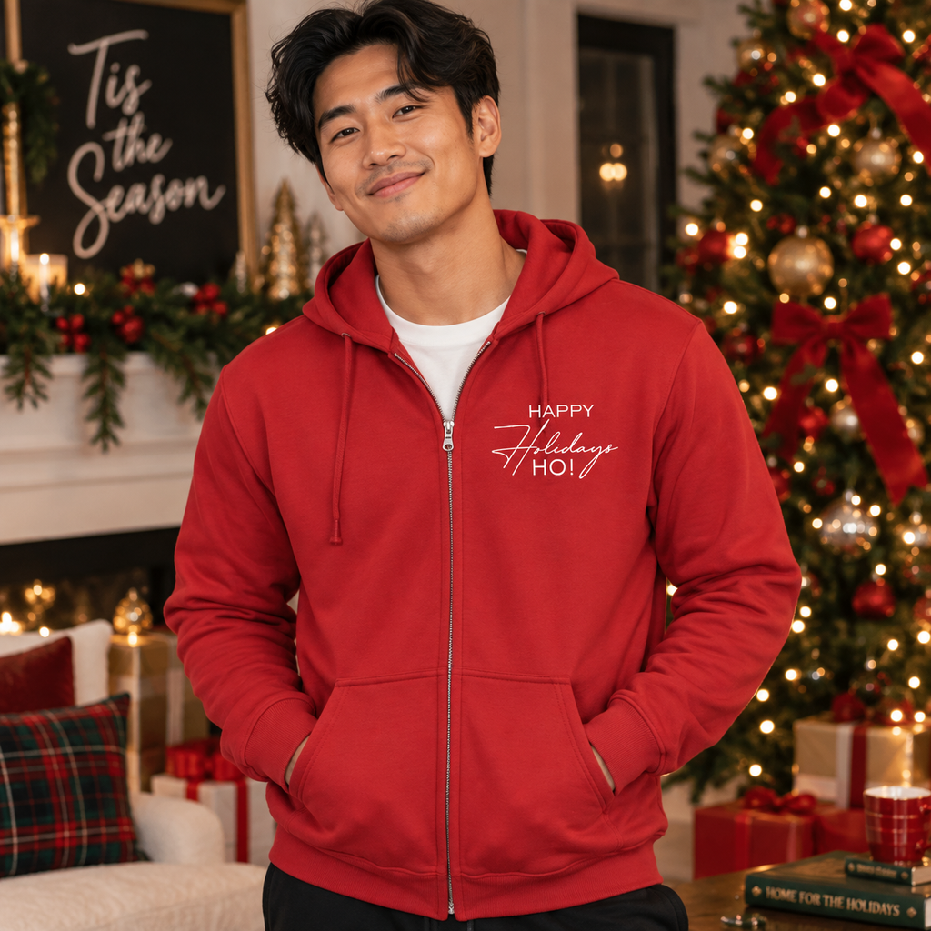 Happy Holidays Ho! Full-Zip Hoodie
